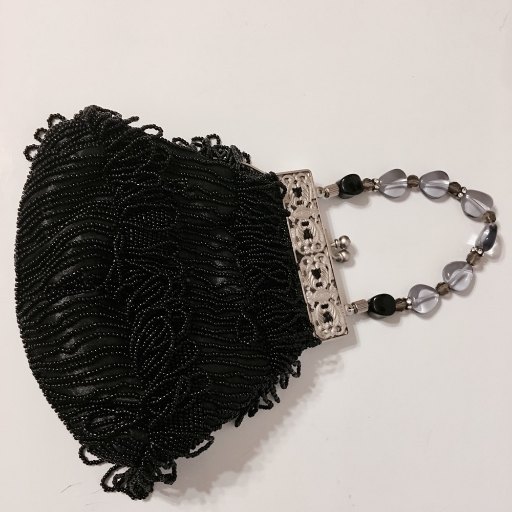 Fleur de Paris Beaded Evening Bag